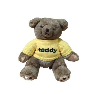 Teddy Bear Plush Stuffed Animal Brown Dave Nichols Insiders Report Chenaux 1985